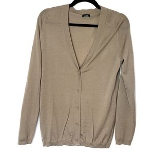 2/$20 J. Crew Beige Tan Button Up Cardigan Sweater